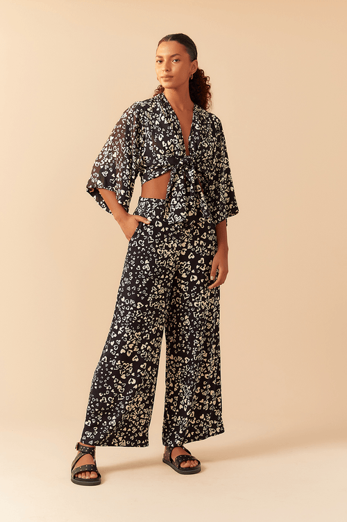 CROPPED PANTS WITH XODÓ PRINT