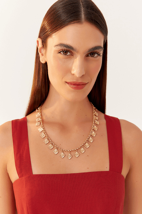 Solar Medal Necklace