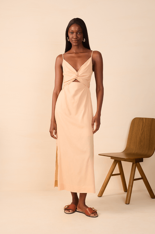 Twisted Bust Cropped Dress