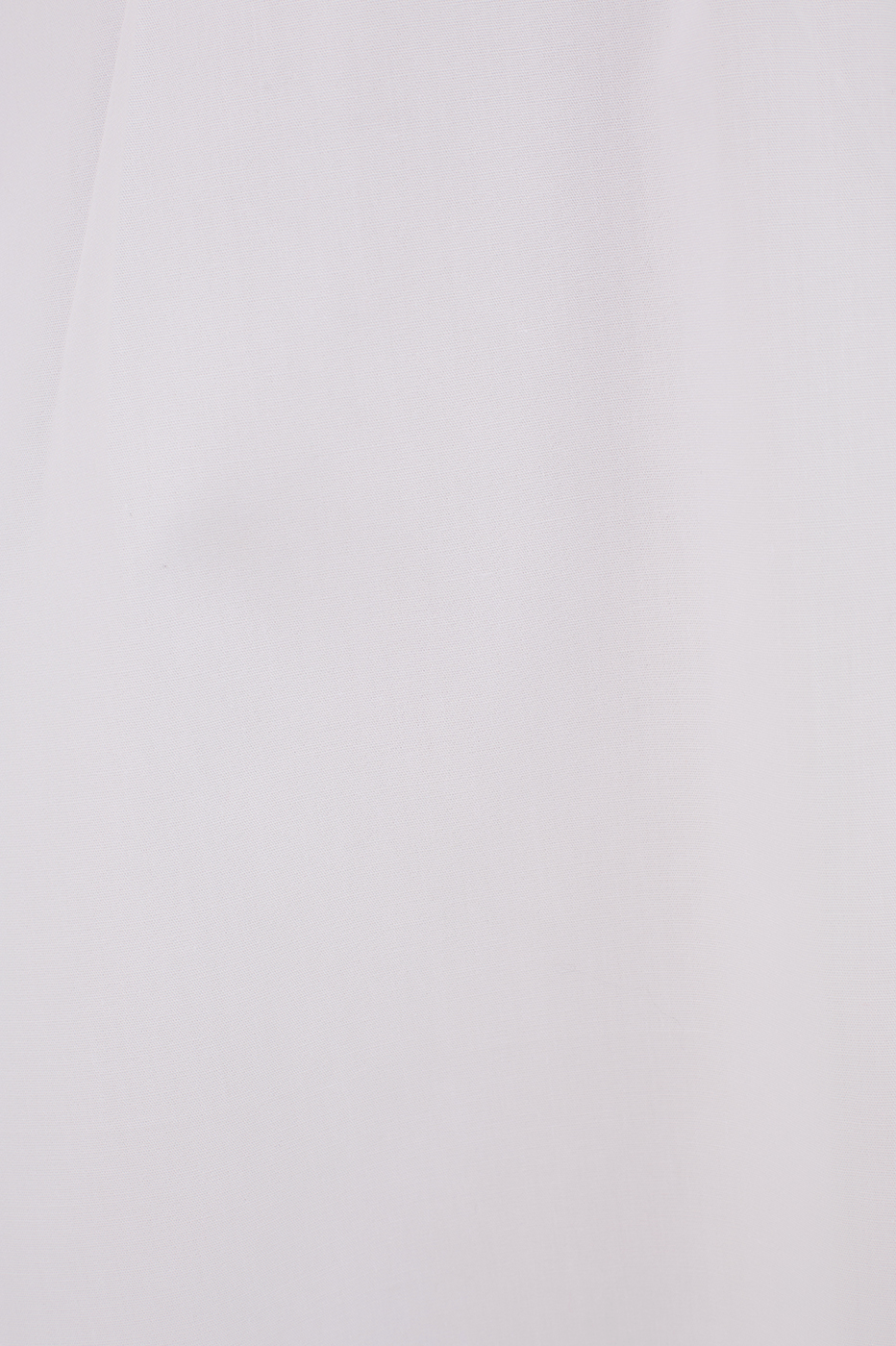 Cotton Midi Skirt with Elastic Waistband in White - PP