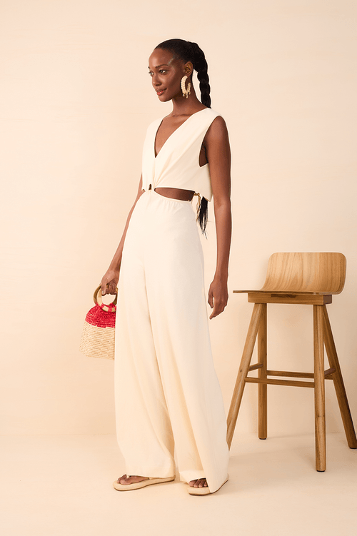 Back Tie Jumpsuit