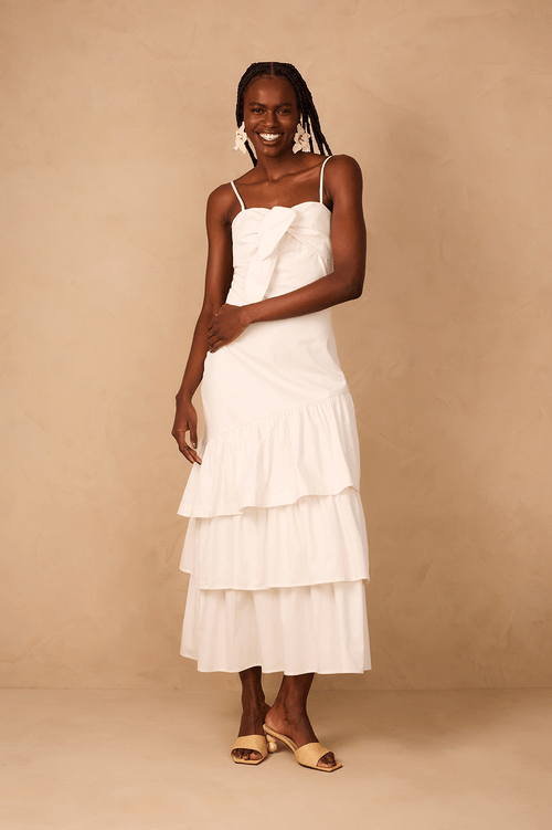 Cotton Ruffle Dress