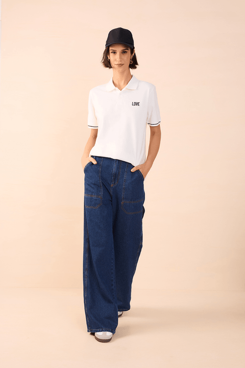 Embroidered Polo Shirt