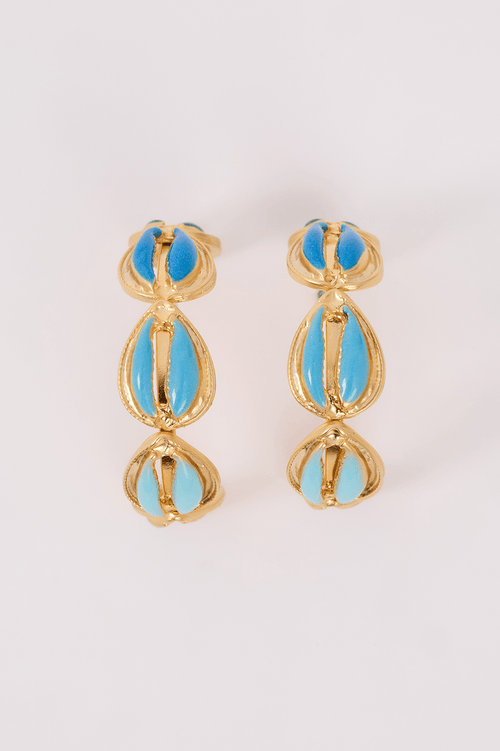 Gradient Shell Earrings