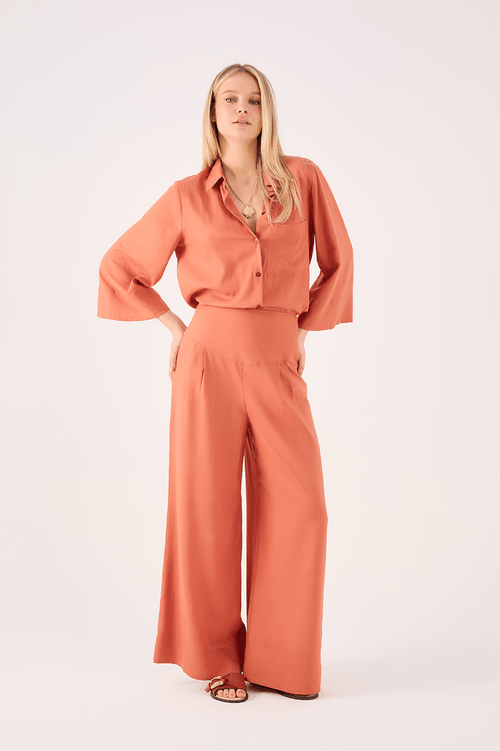 Wide Brim Pants