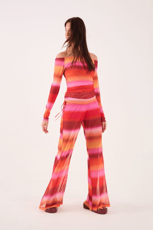 Afternoon Print Tulle Trousers
