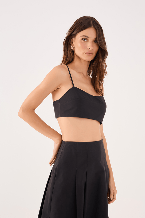 Cotton Top with Bust Cutout