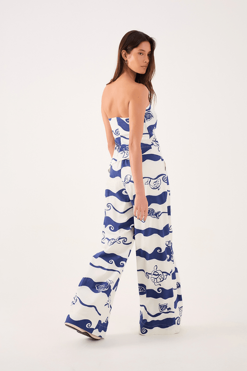 Painted Print Trousers