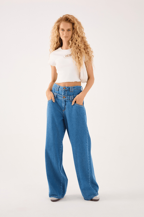 Double-Waisted Jeans