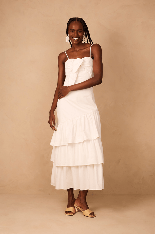 Cotton Ruffle Dress