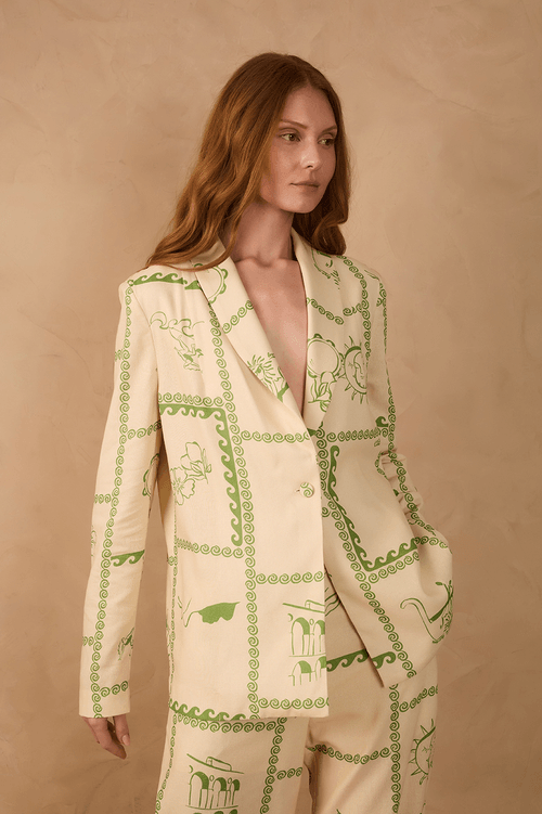 Rio Print Blazer