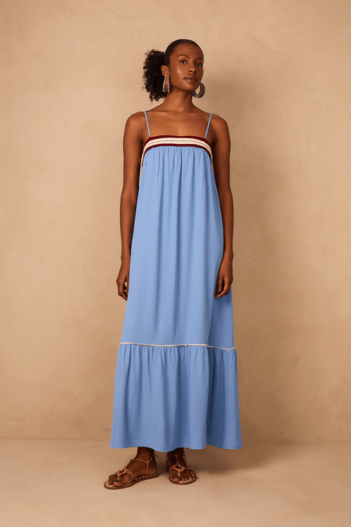 Cropped Straight-Lined Dress