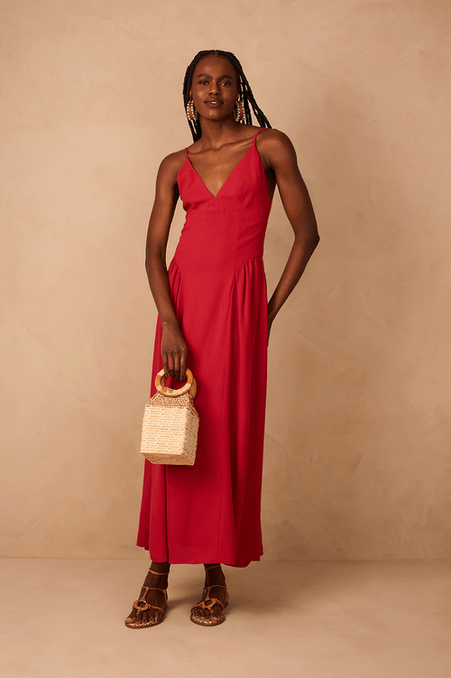 Cropped Dress with Cutouts