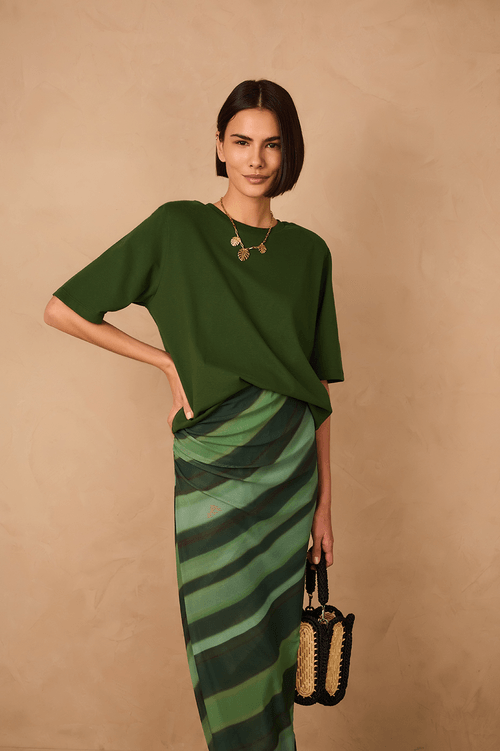 Blouse with shoulder pads