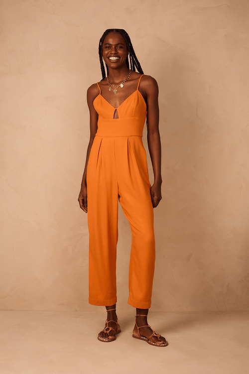 Cut-out Bust Jumpsuit