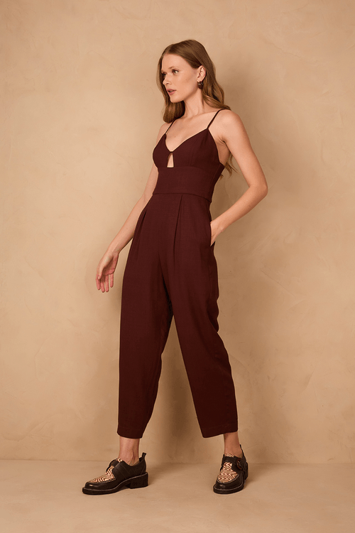Cut-out Bust Jumpsuit