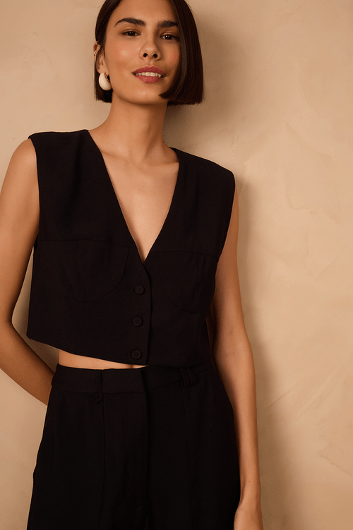 Bust Cutout Vest